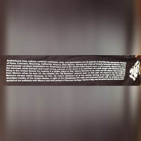 Akomplice x Nacho Becerra collaboration "Mi Bandera" black t-shirt - Picture 2 of 5